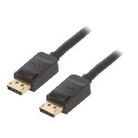 Connectique - Alimentation Cable DisplayPort 1.2 male des deux cotes noir 2m Connectique - Alimentation Cable DisplayPort 1.2 male des deux cotes noir 2m