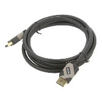 Connectique - Alimentation Cable DisplayPort 1.4 male des deux cotes 2m noir