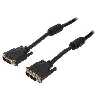 Connectique - Alimentation Cable DVI-D male des deux cotes 1.8m noir