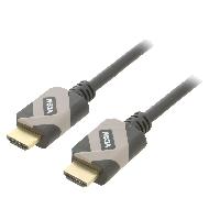 Connectique - Alimentation Cable HDCP 2.2 HDMI 2.1 male des deux cotes 2m noir