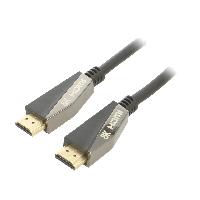 Connectique - Alimentation Cable HDCP 2.2 HDMI 2.1 male des deux cotes 2m noir