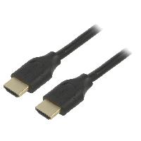 Connectique - Alimentation Cable HDCP 2.2 HDMI 2.1 male des deux cotes 2m noir