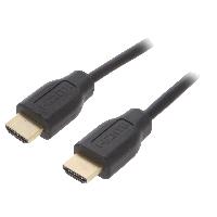 Connectique - Alimentation Cable HDCP HDMI 2.0 male des deux cotes 2m noir