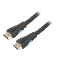 Connectique - Alimentation Cable HDMI 1.3 prise male des deux cotes 10m - Noir