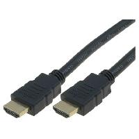 Connectique - Alimentation Cable HDMI 1.4 male des deux cotes 1.8m noir