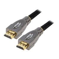 Connectique - Alimentation Cable HDMI 1.4 male des deux cotes 1.8m noir