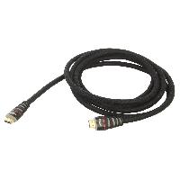 Connectique - Alimentation Cable HDMI 1.4 male des deux cotes 3m noir