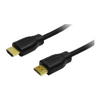 Connectique - Alimentation Cable HDMI 1.4 MM 1.5m Noir High Speed + Ethernet