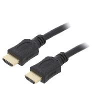 Connectique - Alimentation Cable HDMI 2.0 male des deux cotes 0.5m noir