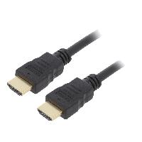 Connectique - Alimentation Cable HDMI 2.0 male des deux cotes 1.8m noir