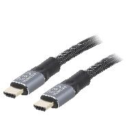 Connectique - Alimentation Cable HDMI 2.0 male des deux cotes 10m noir