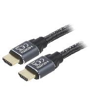 Connectique - Alimentation Cable HDMI 2.0 male des deux cotes 2m noir