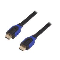 Connectique - Alimentation Cable HDMI 2.0 male des deux cotes 4K 3D UHD 15m - Noir