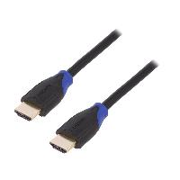 Connectique - Alimentation Cable HDMI 2.0 male des deux cotes 4K 3D UHD 1m - Noir
