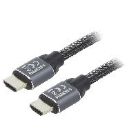 Connectique - Alimentation Cable HDMI 2.0 male des deux cotes 5m noir