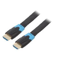 Connectique - Alimentation Cable HDMI 2.0 prise male des deux cotes UHD 4K 3D 3m - Noir