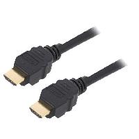 Connectique - Alimentation Cable HDMI 2.1 prise male des deux cotes UHD 4K 8K 5m - Noir