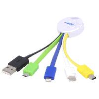 Connectique - Alimentation Cable multi embout 70mm