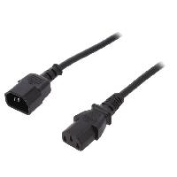 Connectique - Alimentation Cable rallonge C13 femelle vers C14 mal 1.2m