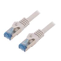 Connectique - Alimentation Cable reseau RJ45 male S-FTP Cat.6a gris - 1.5m