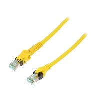 Connectique - Alimentation Cable reseau RJ45 male S-FTP Cat 6a jaune - 1m