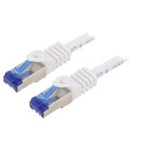 Connectique - Alimentation Cable reseau RJ45 Male S-FTP Cat6a - 0.25m