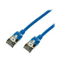 Connectique - Alimentation Cable reseau RJ45 male U-FTP Cat 6a bleu - 1m