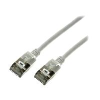 Connectique - Alimentation Cable reseau RJ45 male U-FTP Cat.6a gris - 2m