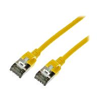 Connectique - Alimentation Cable reseau RJ45 male U-FTP Cat.6a Jaune - 3m