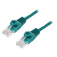 Connectique - Alimentation Cable reseau RJ45 male U-UTP Cat.5e vert- 1.5m Connectique - Alimentation Cable reseau RJ45 male U-UTP Cat.5e vert- 1.5m