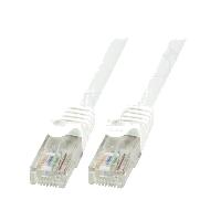 Connectique - Alimentation Cable reseau RJ45 male U-UTP Cat.6 blanc- 1.5m Connectique - Alimentation Cable reseau RJ45 male U-UTP Cat.6 blanc- 1.5m