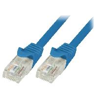 Connectique - Alimentation Cable reseau RJ45 male U-UTP Cat.6 bleu - 0.25m Connectique - Alimentation Cable reseau RJ45 male U-UTP Cat.6 bleu - 0.25m