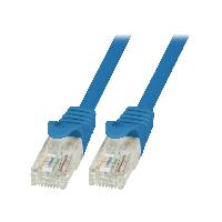 Connectique - Alimentation Cable reseau RJ45 male U-UTP Cat.6 bleu - 1.5m Connectique - Alimentation Cable reseau RJ45 male U-UTP Cat.6 bleu - 1.5m