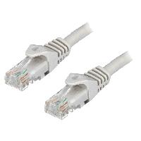 Connectique - Alimentation Cable reseau RJ45 male U-UTP Cat.6 gris - 0.5m Connectique - Alimentation Cable reseau RJ45 male U-UTP Cat.6 gris - 0.5m