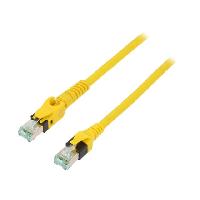 Connectique - Alimentation Cable reseau RJ45 Prise male SFTP Cat 6 jaune 20m - 1 prise RJ45 mobile Connectique - Alimentation Cable reseau RJ45 Prise male SFTP Cat 6 jaune 20m - 1 prise RJ45 mobile