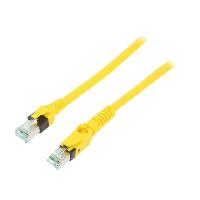 Connectique - Alimentation Cable reseau RJ45 Prise male SFTP Cat 6 jaune 3m - 1 prise RJ45 mobile Connectique - Alimentation Cable reseau RJ45 Prise male SFTP Cat 6 jaune 3m - 1 prise RJ45 mobile