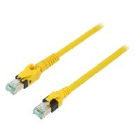 Connectique - Alimentation Cable reseau RJ45 Prise male SFTP Cat 6 jaune 5m - 1 prise RJ45 mobile Connectique - Alimentation Cable reseau RJ45 Prise male SFTP Cat 6 jaune 5m - 1 prise RJ45 mobile