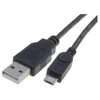 Connectique - Alimentation Cable USB 2.0 MALE A vers Micro USB MALE - 1M Connectique - Alimentation Cable USB 2.0 MALE A vers Micro USB MALE - 1M