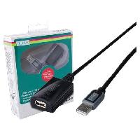 Connectique - Alimentation Cable USB 2.0 USB A femelle vers USB A male 10m