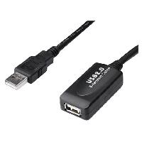 Connectique - Alimentation Cable USB 2.0 USB A femelle vers USB A male 10m 480Mbps