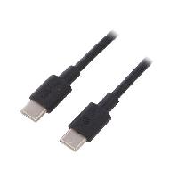 Connectique - Alimentation Cable USB 2.0 USB C Male des deux cotes 1m noir