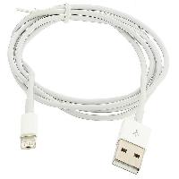 Connectique - Alimentation Cable USB compatible avec iPod iPhone iPad 100cm - Blanc - Pulse