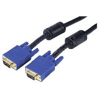 Connectique - Alimentation Cable VGA 0.50m noir or