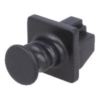 Connectique - Alimentation Cache anti-poussiere enfichable pour prise RJ45 - Noir