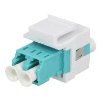 Connectique - Alimentation Connecteur en fibre optique femelle - Turquoise