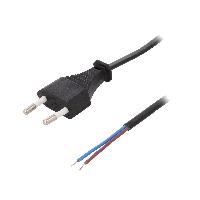 Connectique - Alimentation Cordon d'alimentation 2.5A 250V 1.5m - Noir