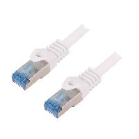 Connectique - Alimentation Cordon de raccordement S-FTP Cat.6a blanc - 1.5m Connectique - Alimentation Cordon de raccordement S-FTP Cat.6a blanc - 1.5m