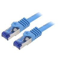 Connectique - Alimentation Cordon de raccordement S-FTP Cat.6a bleu - 2m Connectique - Alimentation Cordon de raccordement S-FTP Cat.6a bleu - 2m