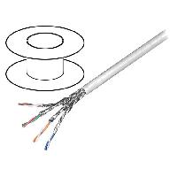 Connectique - Alimentation Cordon S-FTP cat.6 gris 100m
