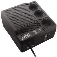 Connectique - Alimentation Onduleur 600 VA - INFOSEC - Z1 ZenCube EX 600 - Haute fréquence - 3 prises FR/SCHUKO - 66073